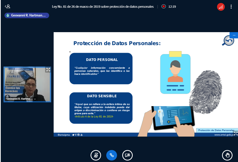 Lee más sobre el artículo Conversatorio de la Ley de Protección de Datos Personales