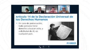 Lee más sobre el artículo Jornada de capacitación a servidores públicos y municipales sobre: “Derechos Humanos de las personas refugiadas y protección internacional”